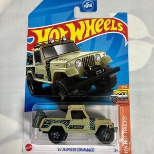 Hot Wheels '67 Jeepster Commando 94/250 HW Hot Trucks 2/10 Diecast 1/64 NIP 2022